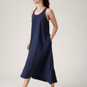 Athleta Presidio Dark Blue Midi Dress